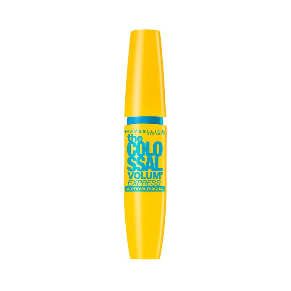 Máscara  de cílios maybelline the colossal volum' express à prova d'água preto 9,2ml