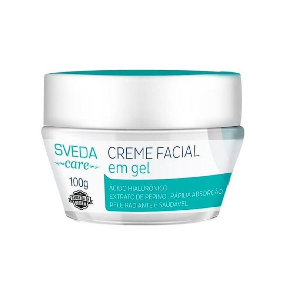 Gel Hidratante Facial Sveda Care 100g