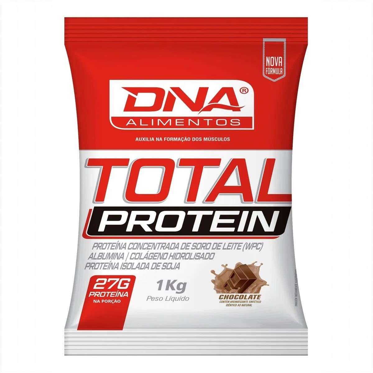Total Protein DNA Natural Chocolate 1Kg