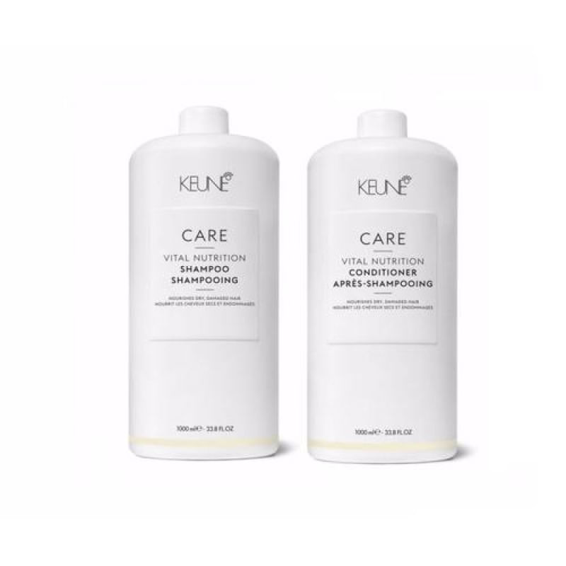 Keune Vital Nutrition Shampoo 1000ml + Condicionador 1000ml