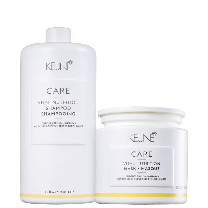 Keune Care Vital Nutrition Kit Shampoo 1L + Máscara 500ml