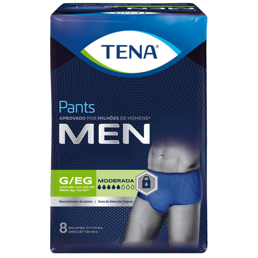 Roupa Íntima Tena Pants Men G/EG 16 Unidades