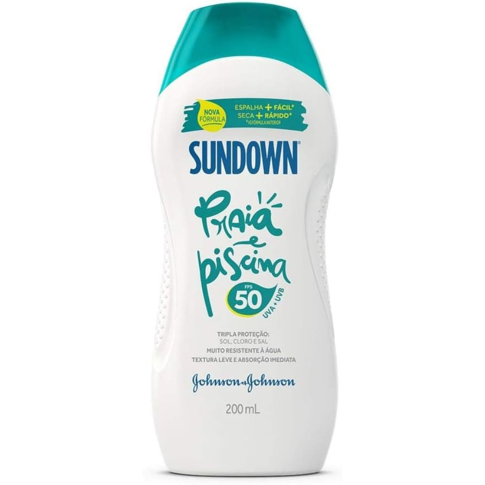 Sundown Protetor Solar Praia e Piscina FPS 50 - 200ml - Época