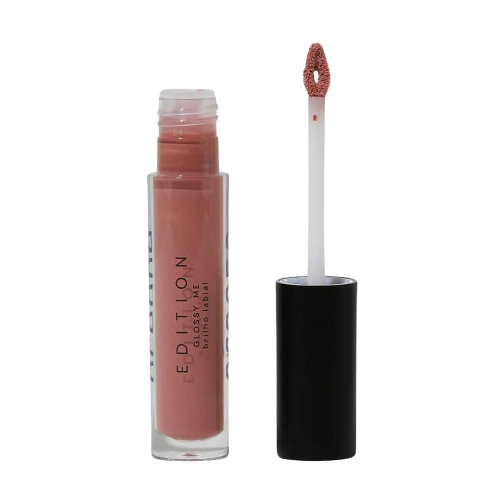 Brilho Labial Nude Glossy Me Shimmer Brown Océane Edition 4g