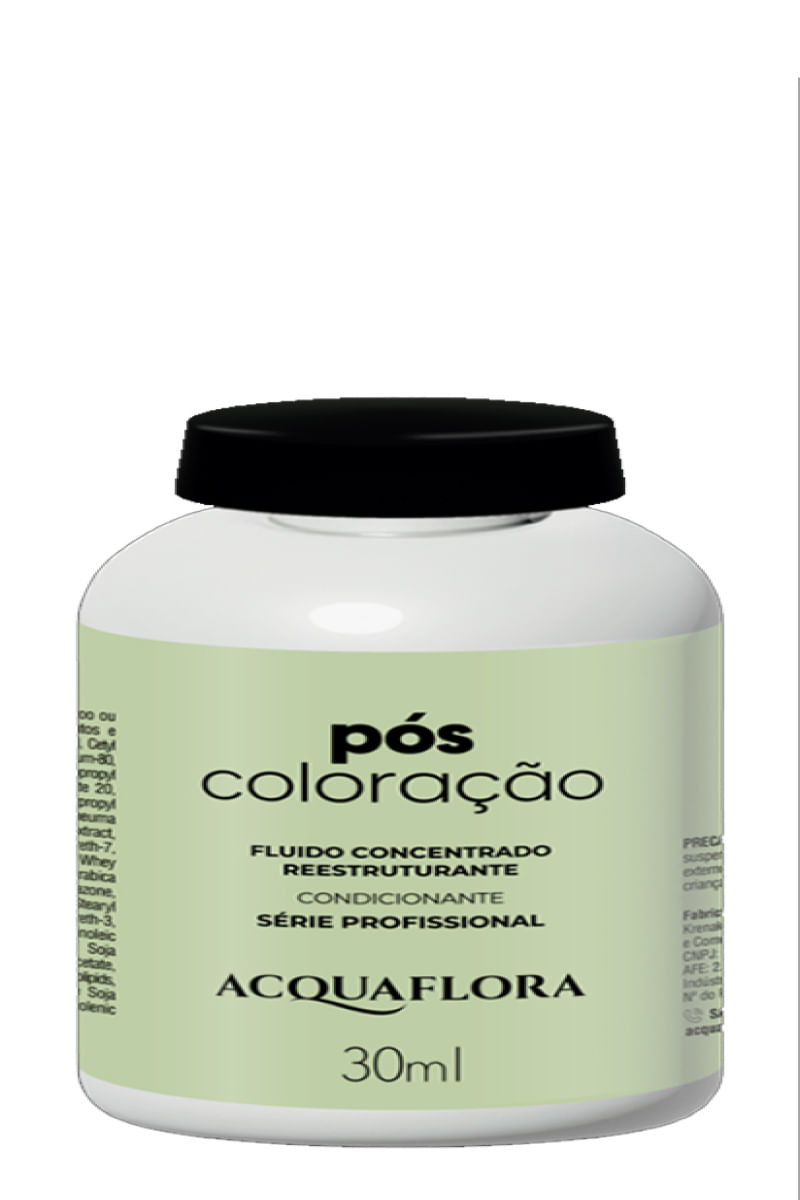 Fluído Concentrado Reestruturante Pós Coloração 30ml - ACQUAFLORA