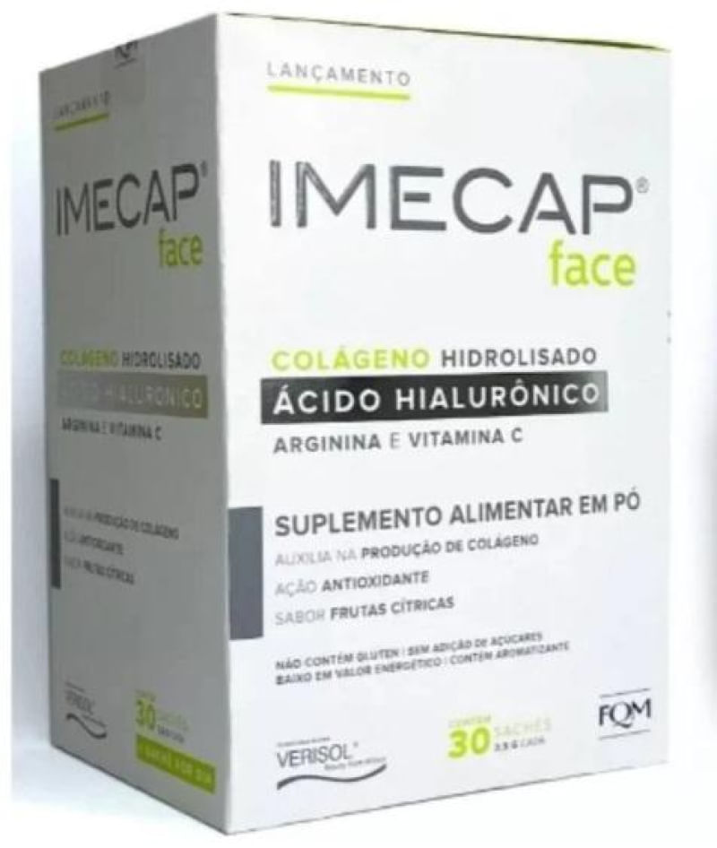 Imecap Face Colágeno com Ácido Hialurônico 30 sachês