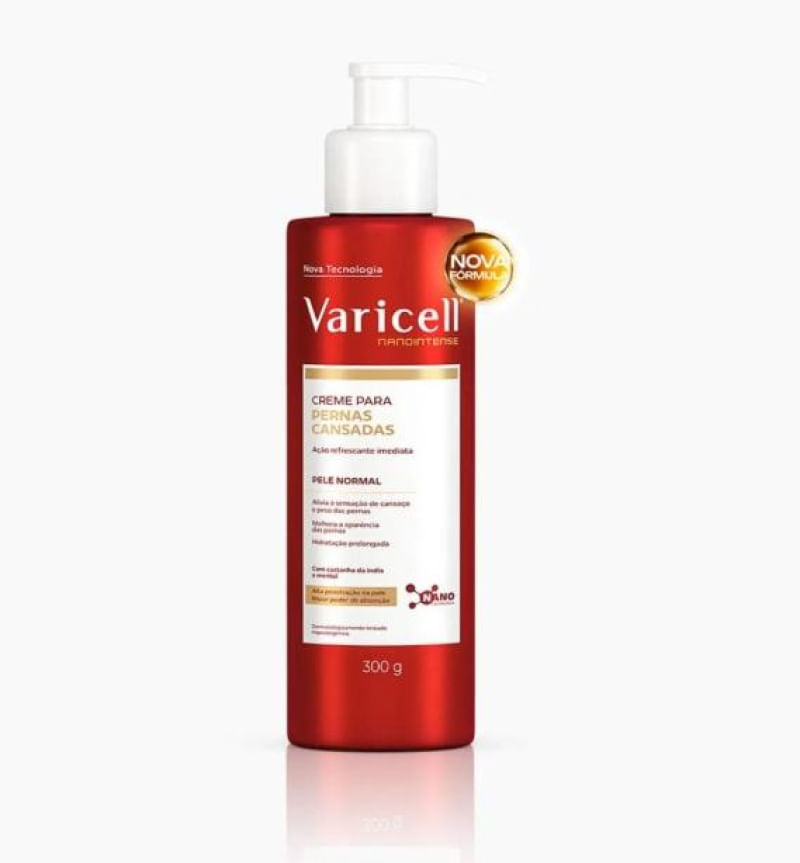 Varicell Creme para Pernas Cansadas Pele Normal 300g