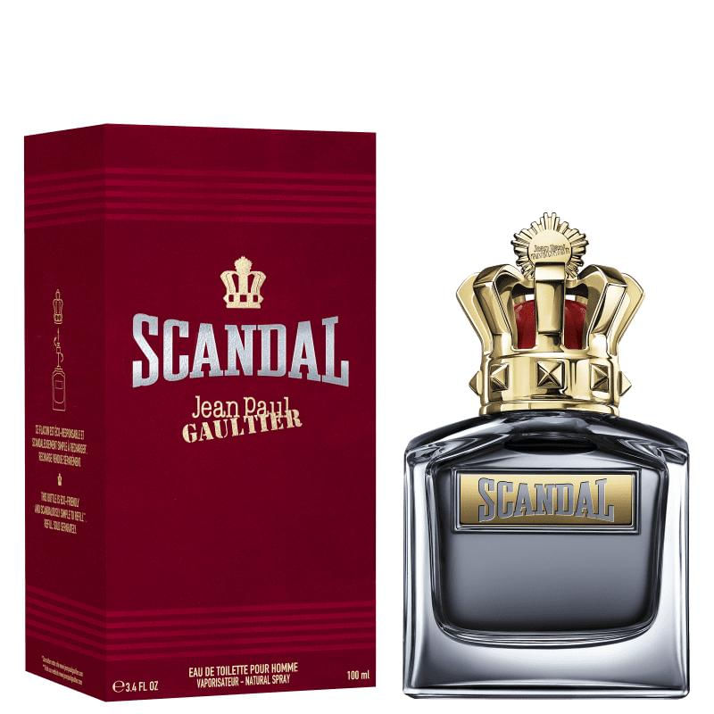 香水(男性用) SCANDAL JEAN PAUL GAULTIER EDT 100ML Jean Paul Gaultier Scandal Pour Homme Eau De Toilette 100ml