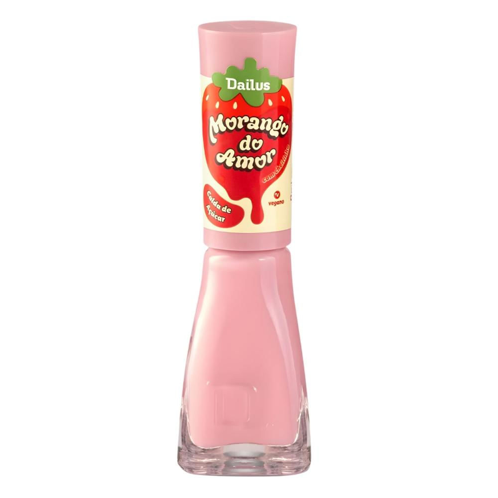 Esmalte Cremoso Dailus Morango Do Amor Calda De Açúcar 8ml