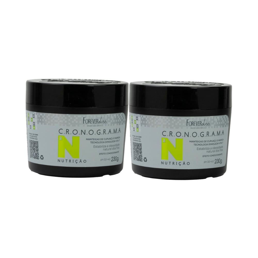 Forever Liss Cronograma Nutricao Kit 2 Máscara 230g