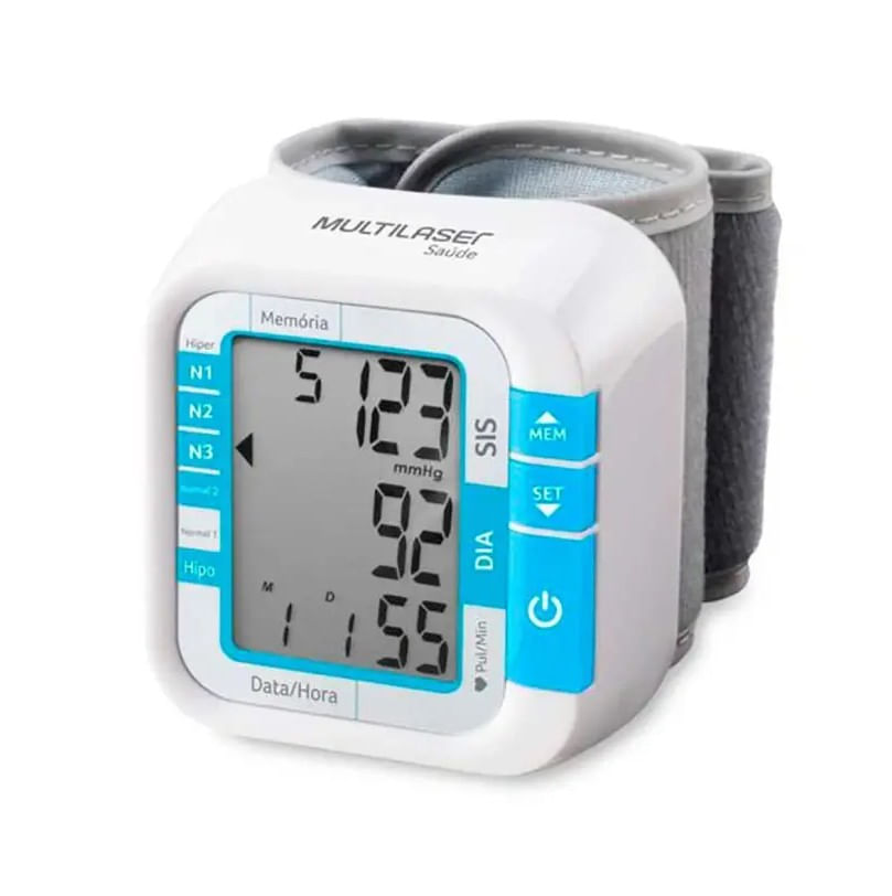 APARELHO DE PRESSAO MULTILASER DIGITAL PULSO MULTILASER