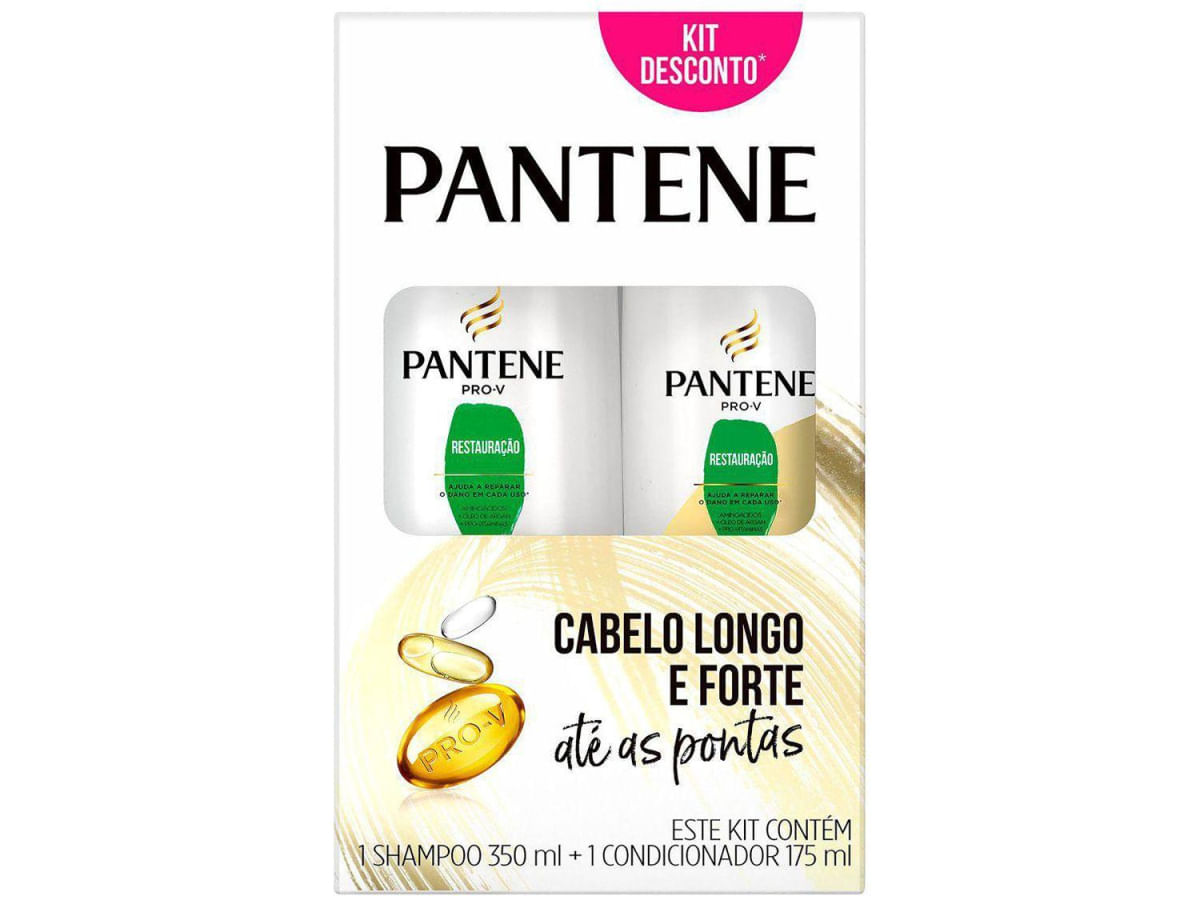Shampoo + Condicionador Pantene Restauração Kit