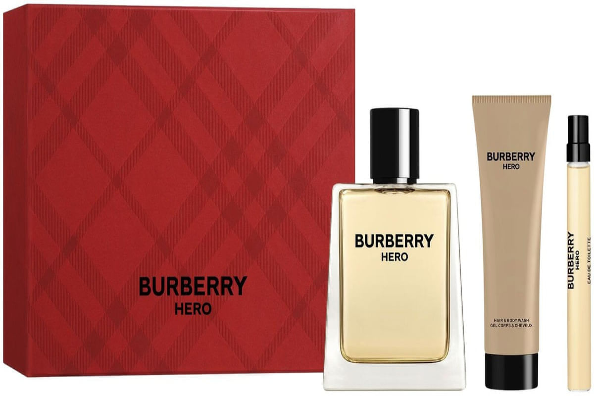 Kit Burberry Hero Masculino - Eau de Toilette 100ml + Shower Gel