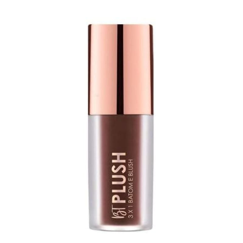 Bruna Tavares BT Plush Cocoa - Batom Multifuncional 3x1 6g