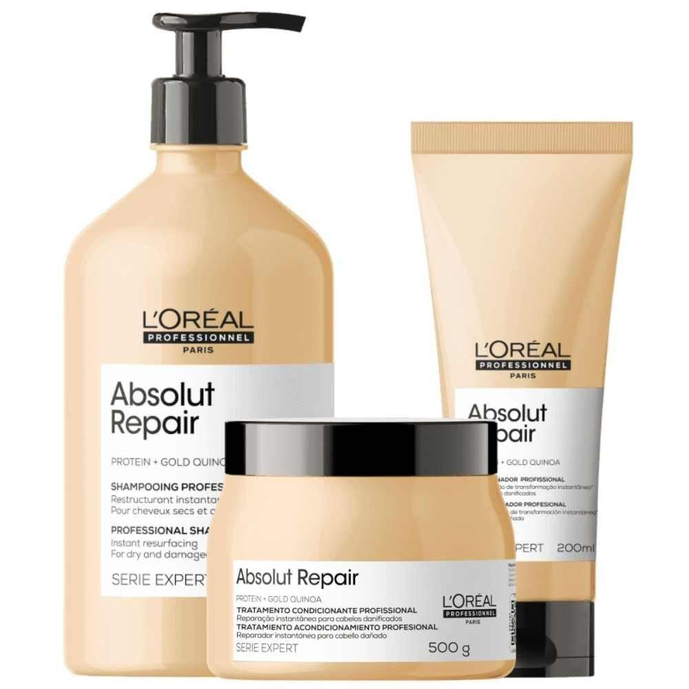 L'Oréal Professionnel Absolut Repair Gold Quinoa Kit Médio