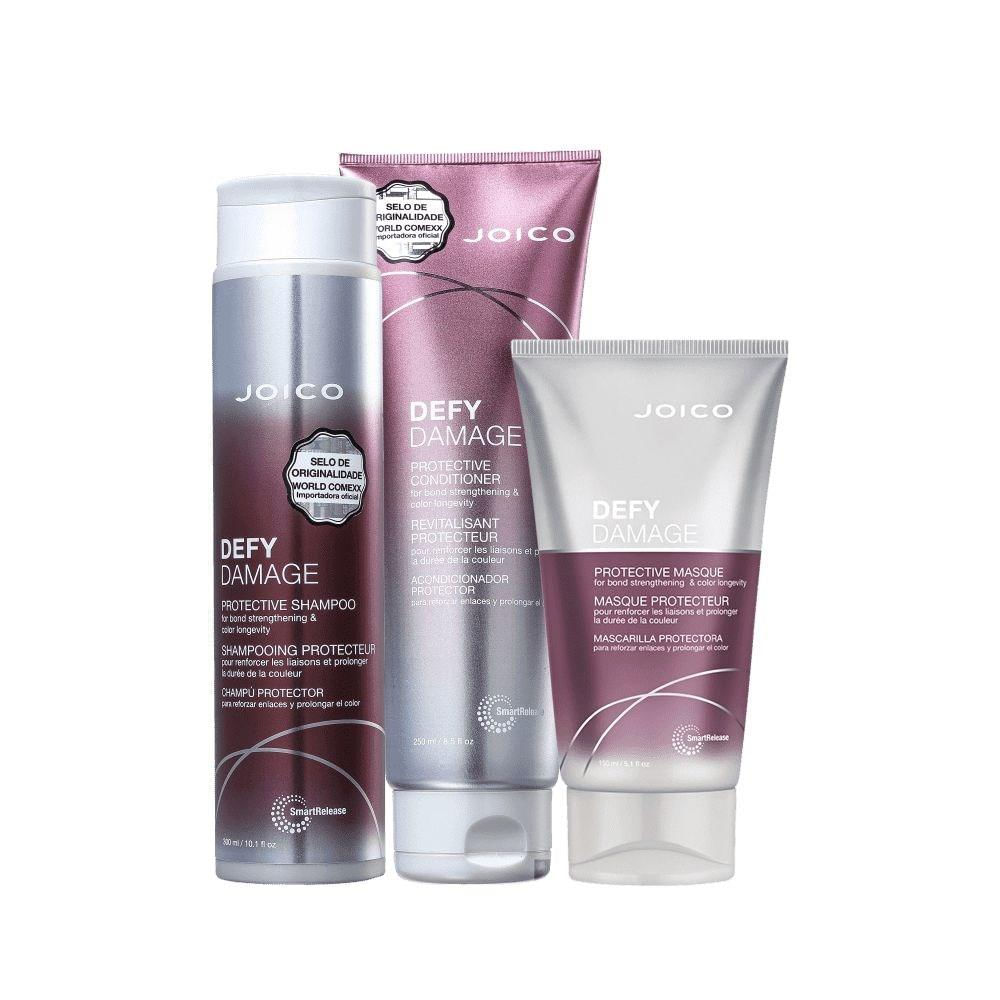 Joico Defy Damage Home Care Shampoo + Condicionador + Máscara