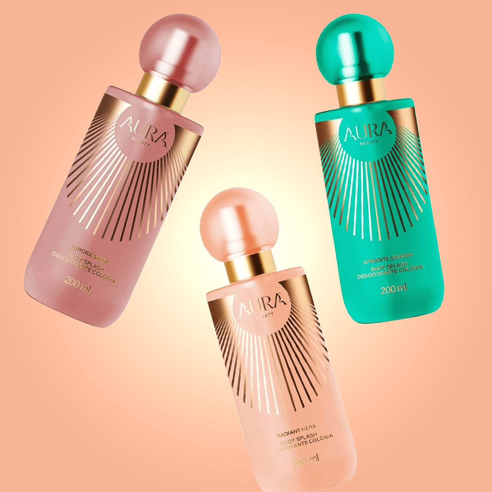 Aura Beauty Kit – Com 3 Body Splashes - Época Cosméticos