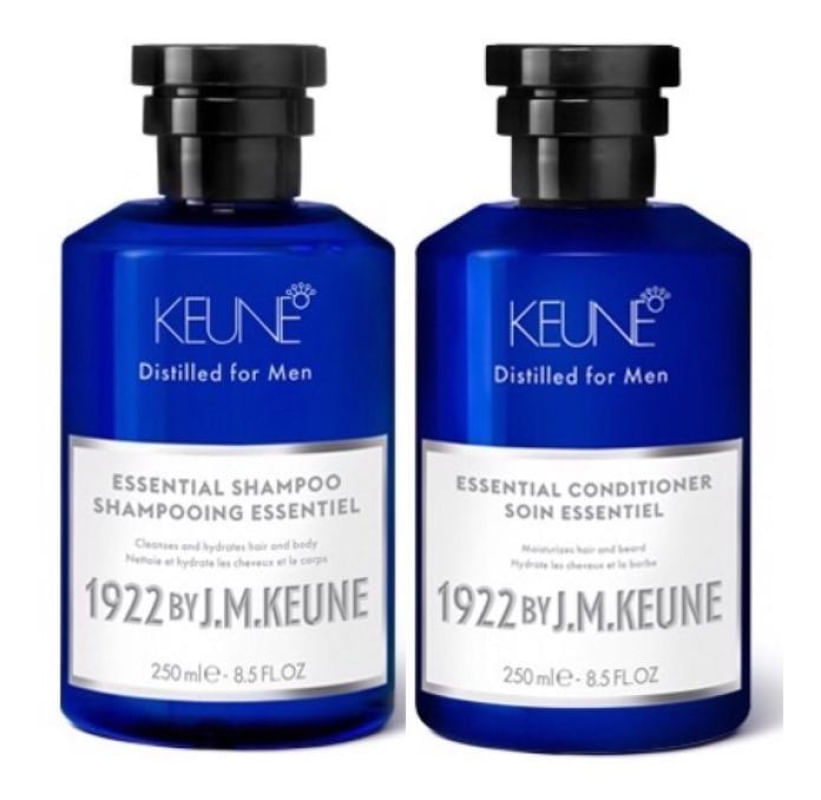 KEUNE 1922 ESSENTIAL SHAMPOO 250ML + CONDICIONADOR 250ML
