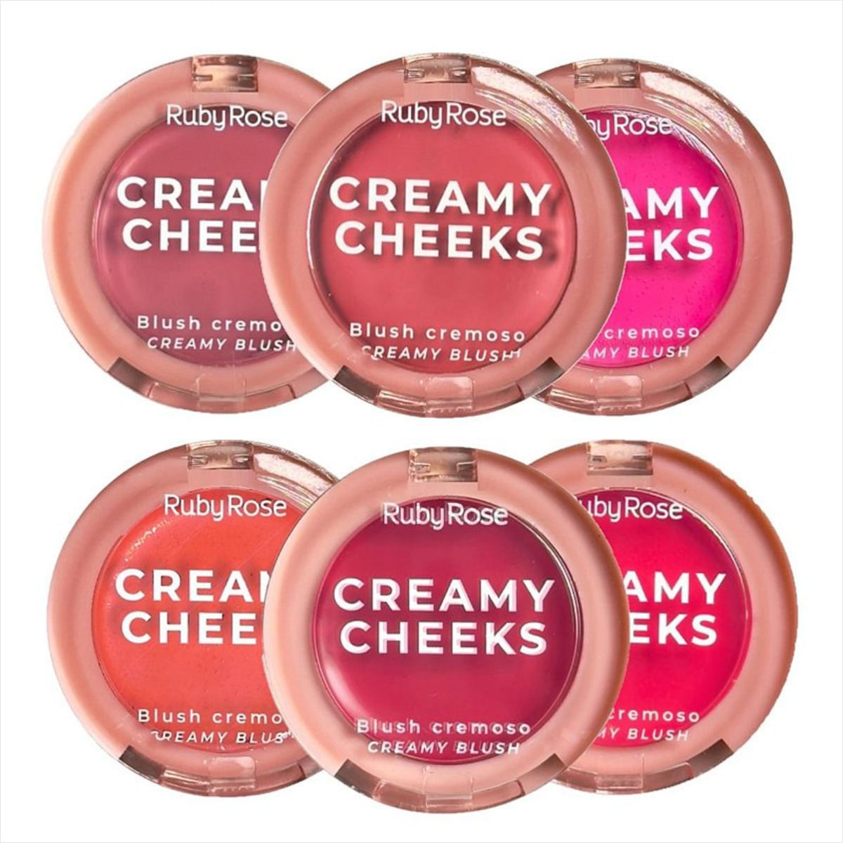 Ruby Rose Cream Cheeks Blush Cremoso 5,5g