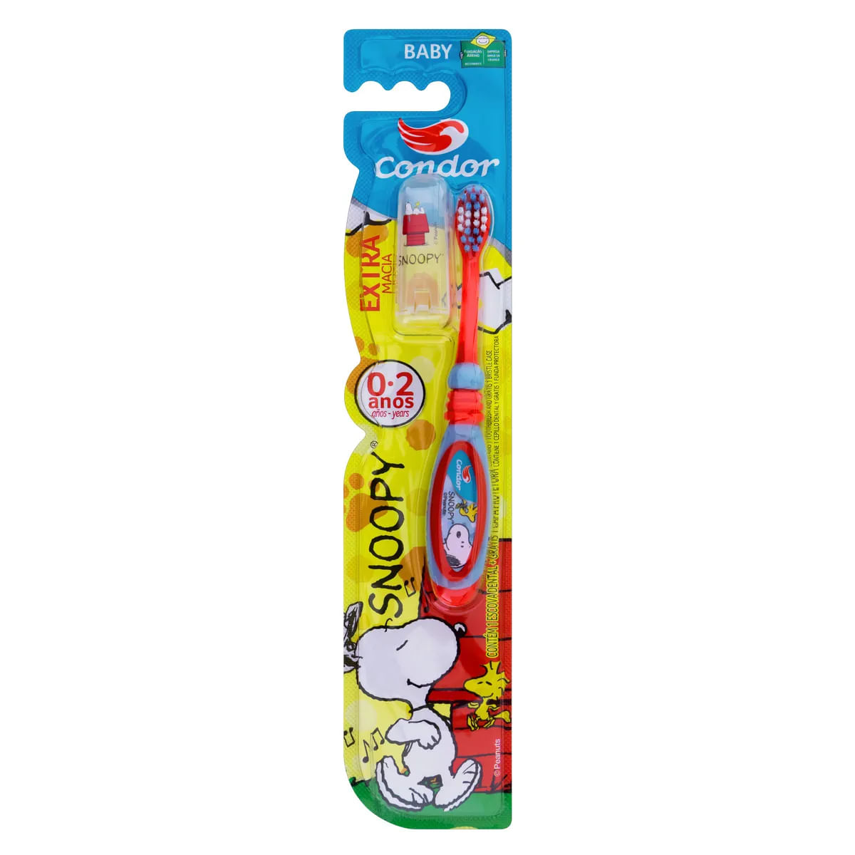 Escova Dental Extramacia Snoopy Condor Baby Cabeça P
