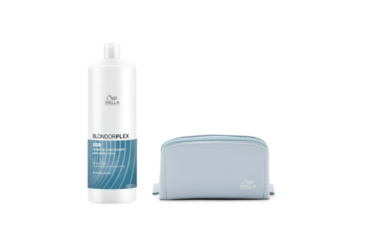 Kit Wella Professionals BlondorPlex Shampoo Necessaire (2 produtos)