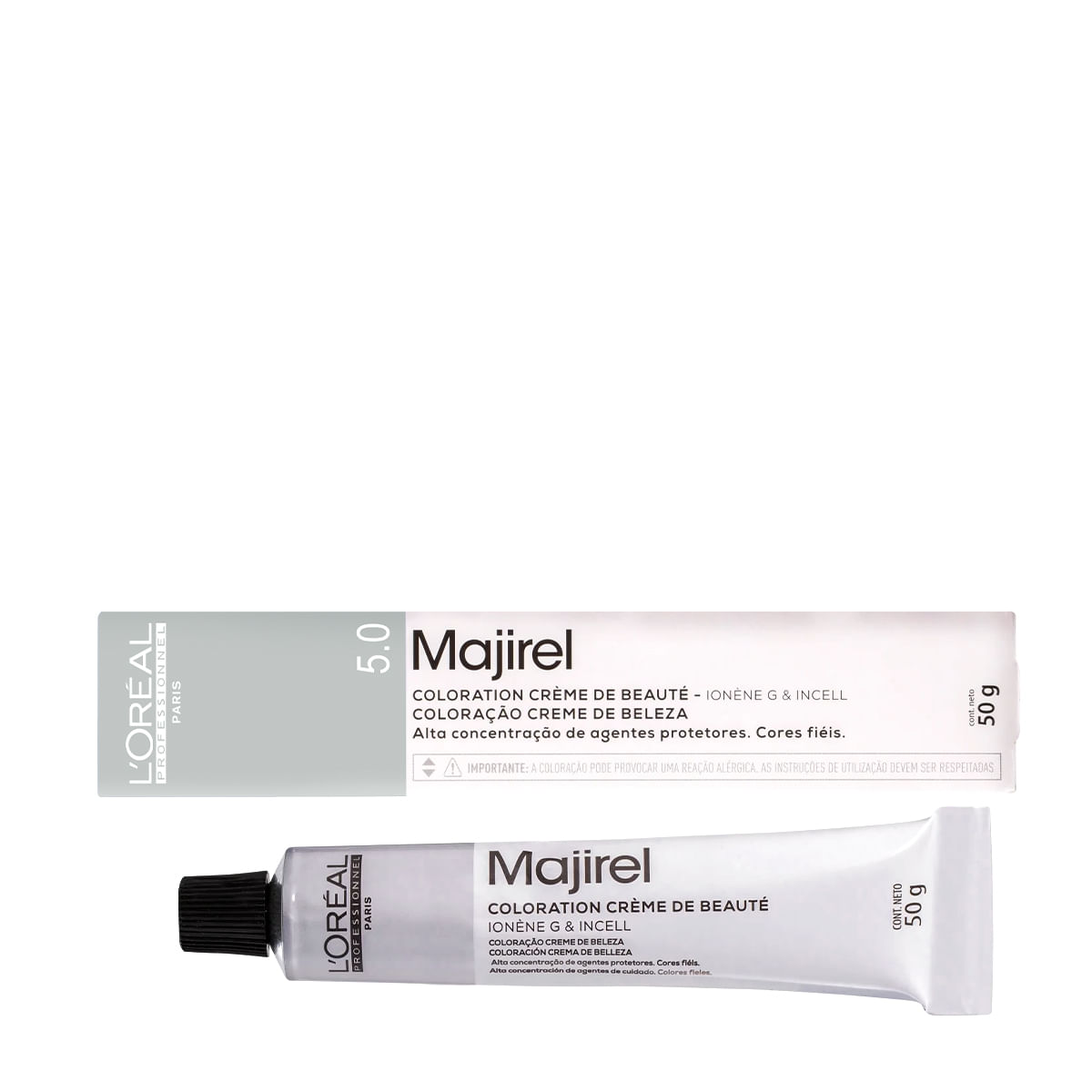 L'Oréal Professionnel Majirel Castanho Claro Natural Profundo 5.0 - Coloração 50g