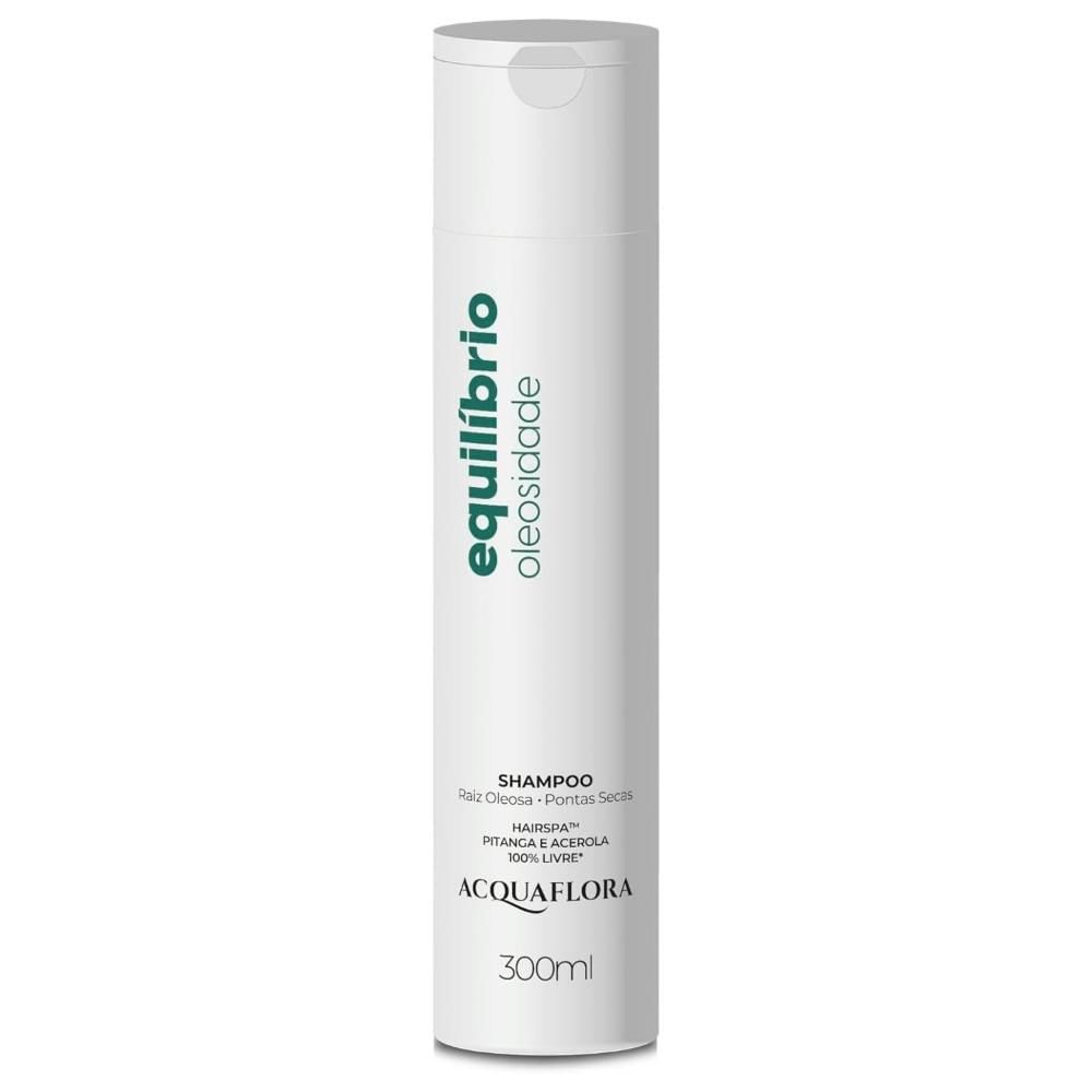 Shampoo Acquaflora Equilíbrio Raiz Oleosa Pontas Secas 300ml