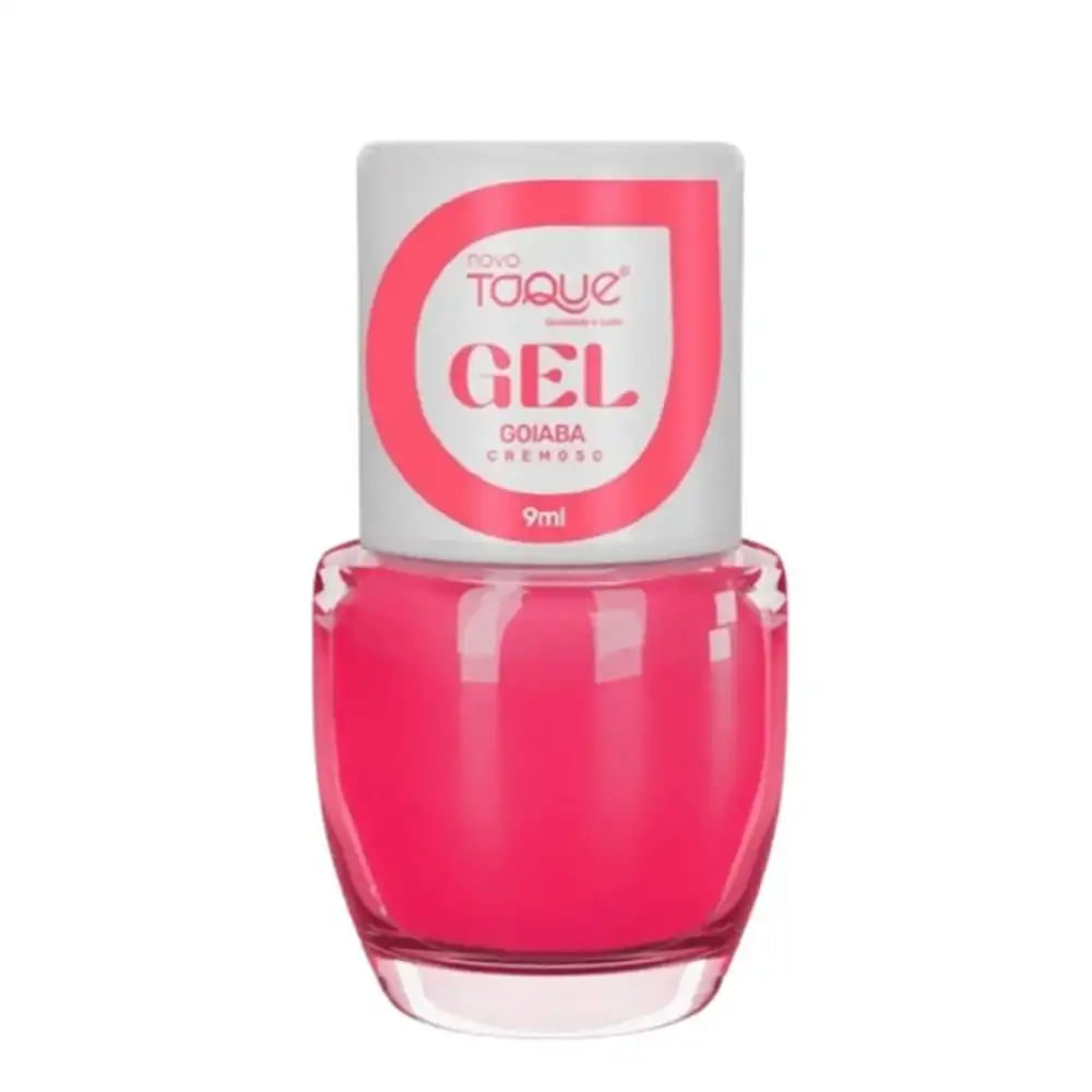 Esmalte Novo Toque Efeito em Gel Goiaba Cremoso 9ml