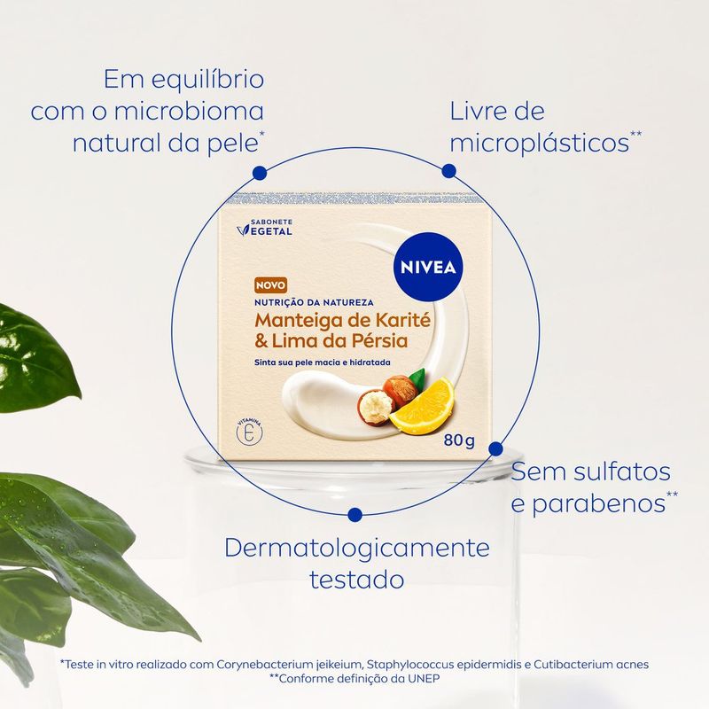Sabonete Vegetal Nivea Nutrição da Natureza Manteiga de Karité