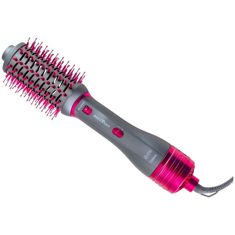 Escova Secadora Britânia BES26SR 1300W Cinza / Bivolt