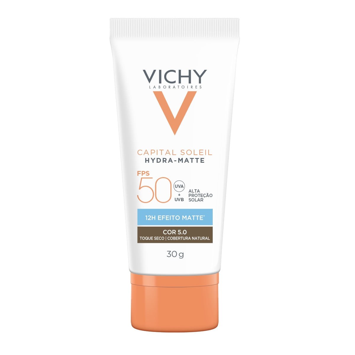 Protetor Solar Vichy Capital Soleil Hydra Matte Cor 5.0 FPS50 30g