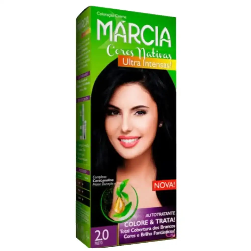 Coloração 20 Preto Márcia 50G