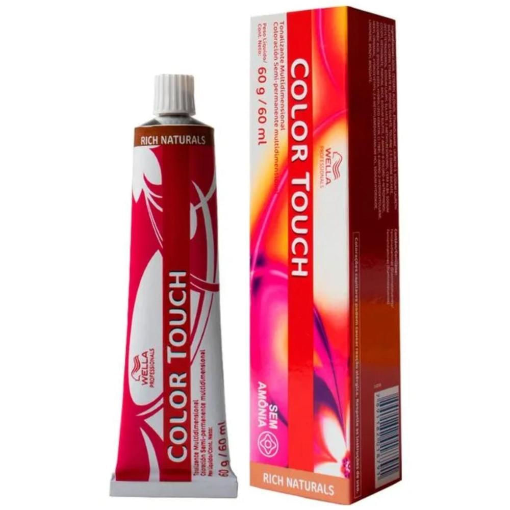 Tonalizante Wella Color Touch 8.81 Loiro Claro Perola Cinza 60g