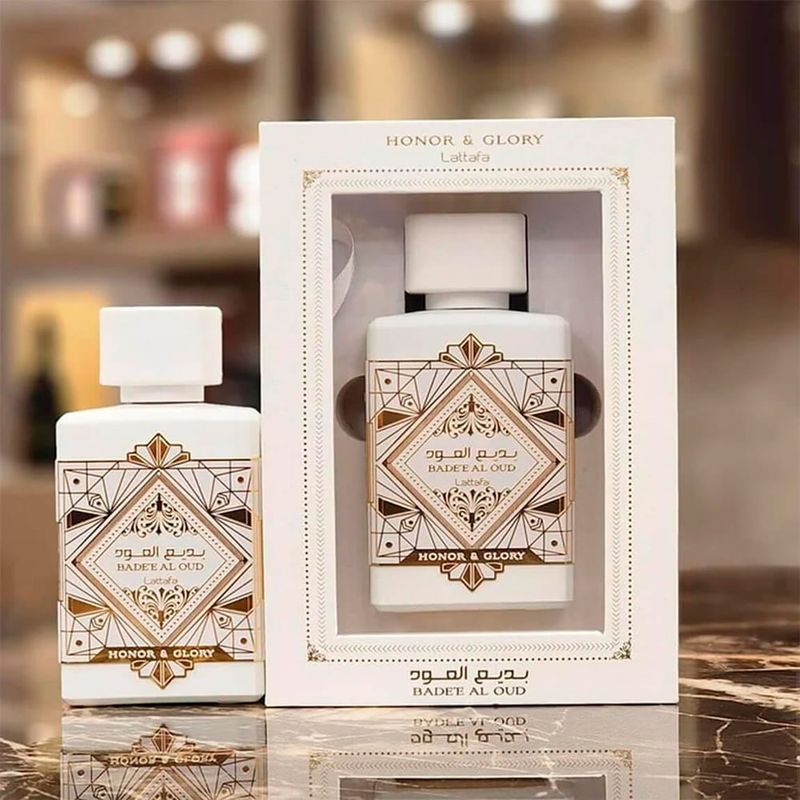 香水(女性用) Honor & Glory Badee Al Oud 100ml Lattafa Badee Al Oud Honor E Glory Eau de Parfum Perfume Árabe