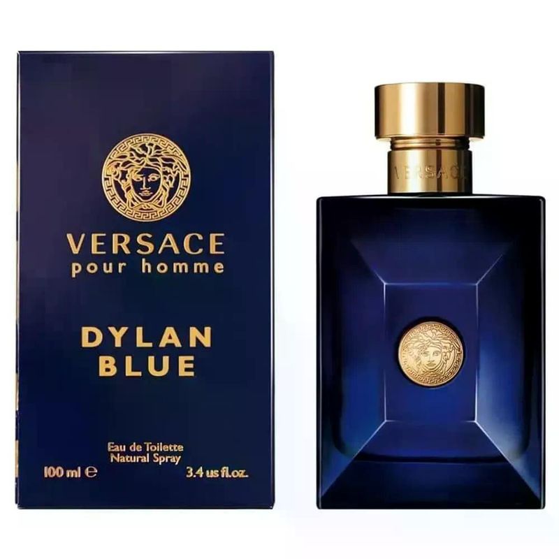 ヴェルサーチ ディランブルー EDT 100ml DYLAN BLUE Perfume Versace Dylan Blue Eau de Toilette Masculino 100ml - Época