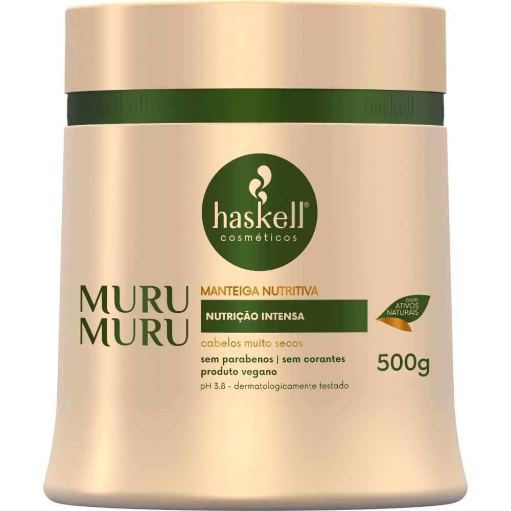 Máscara  Haskell Manteiga Hidratante Murumuru 500g