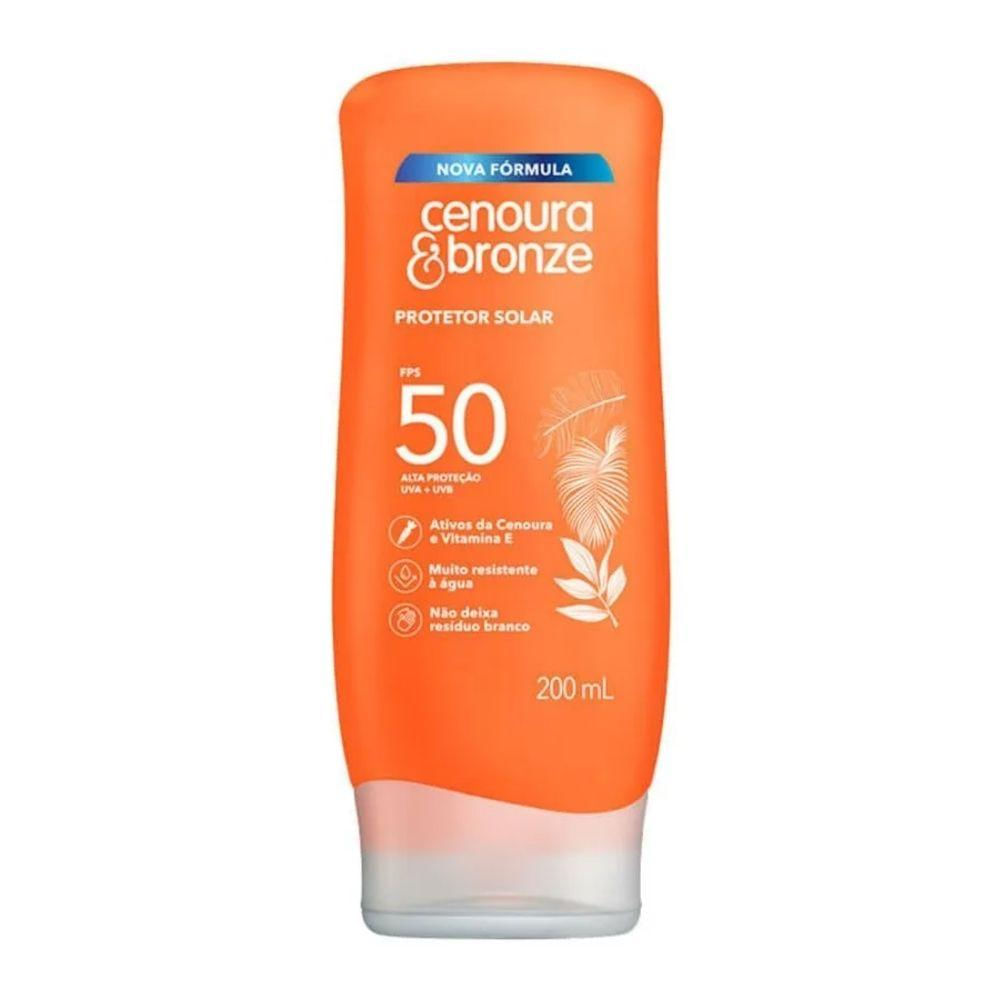 Protetor Solar Corporal Cenoura & Bronze FPS50 200ml