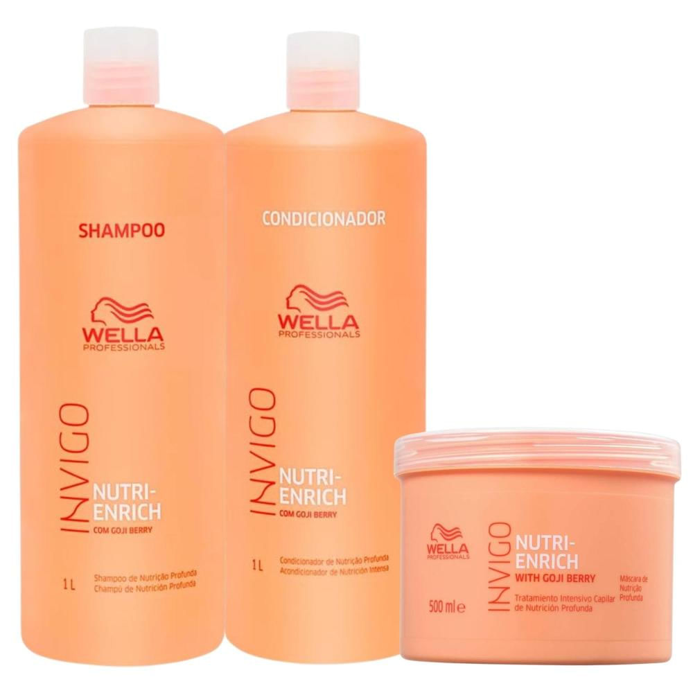 Kit Wella Professionals Invigo Nutri Enrich Salon Trio