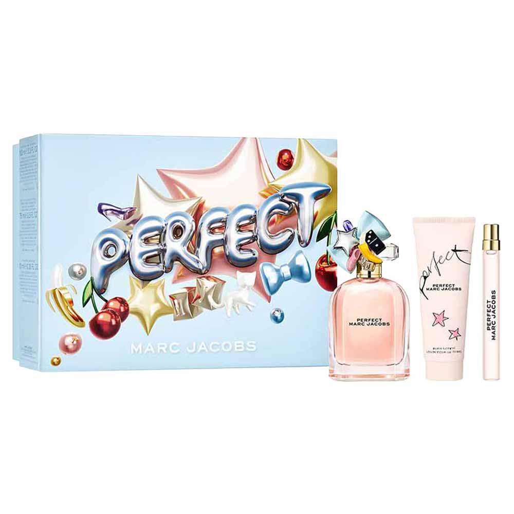 Coffret Marc Jacobs Perfect Kit - Perfume EDP + Loção Corporal +