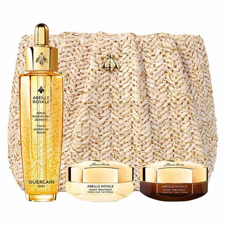 Coffret Guerlain Abeille Royale Natal Kit - Serum + Creme de Dia + Creme de noite + Necess...