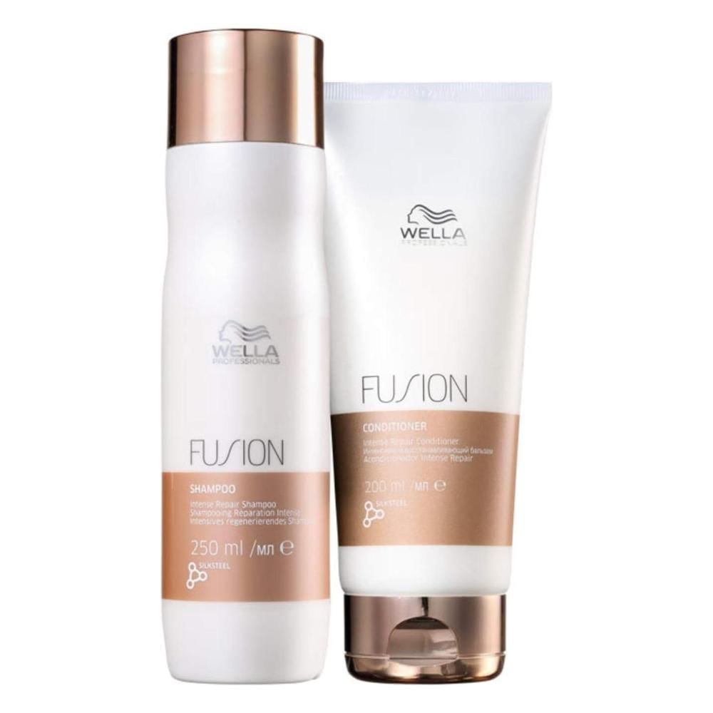 Kit Wella Fusion Repair Shampoo 250ml + Condicionador 200ml