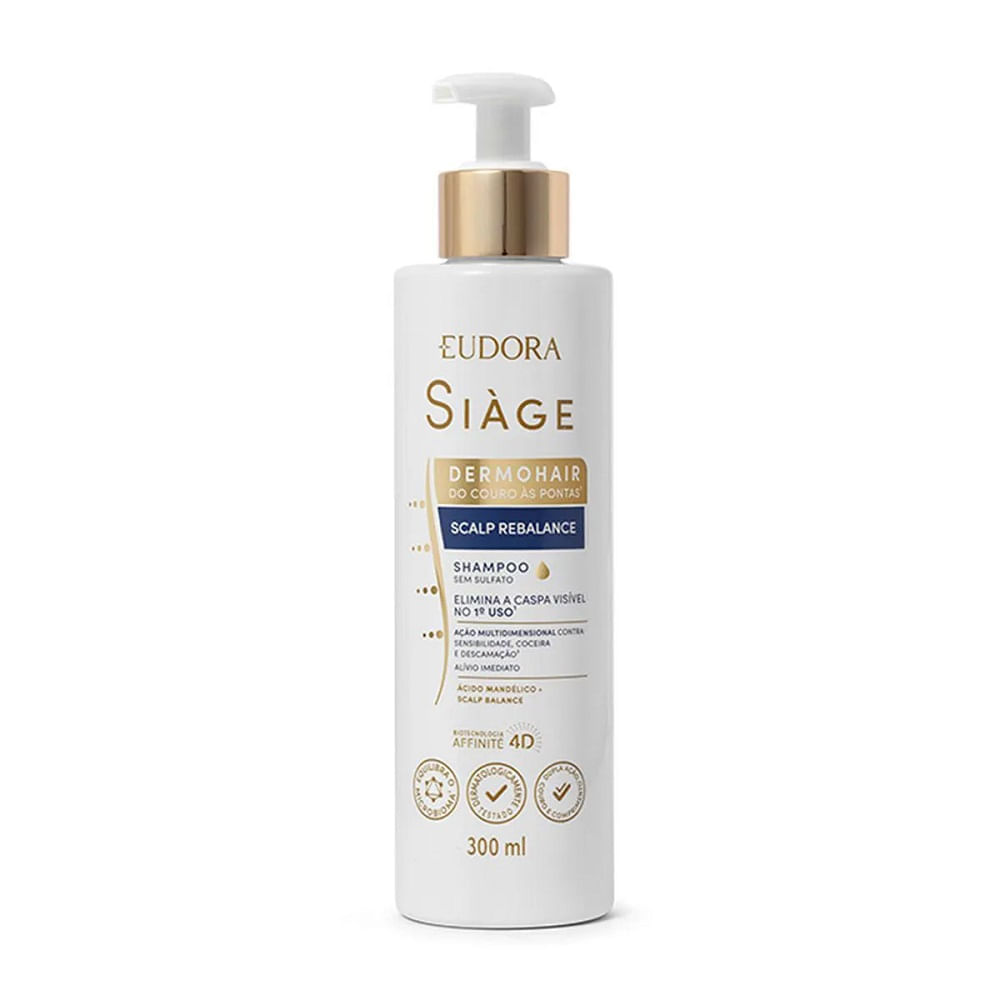 Shampoo Anticaspa Siàge Dermohair Scalp Rebalance 300ml