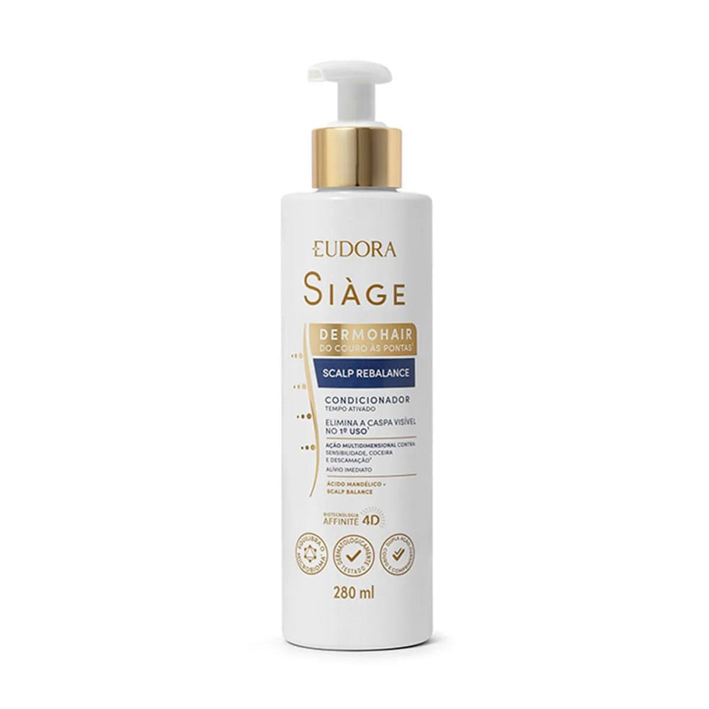 Condicionador Anticaspa Siàge Dermohair Scalp Rebalance 280ml