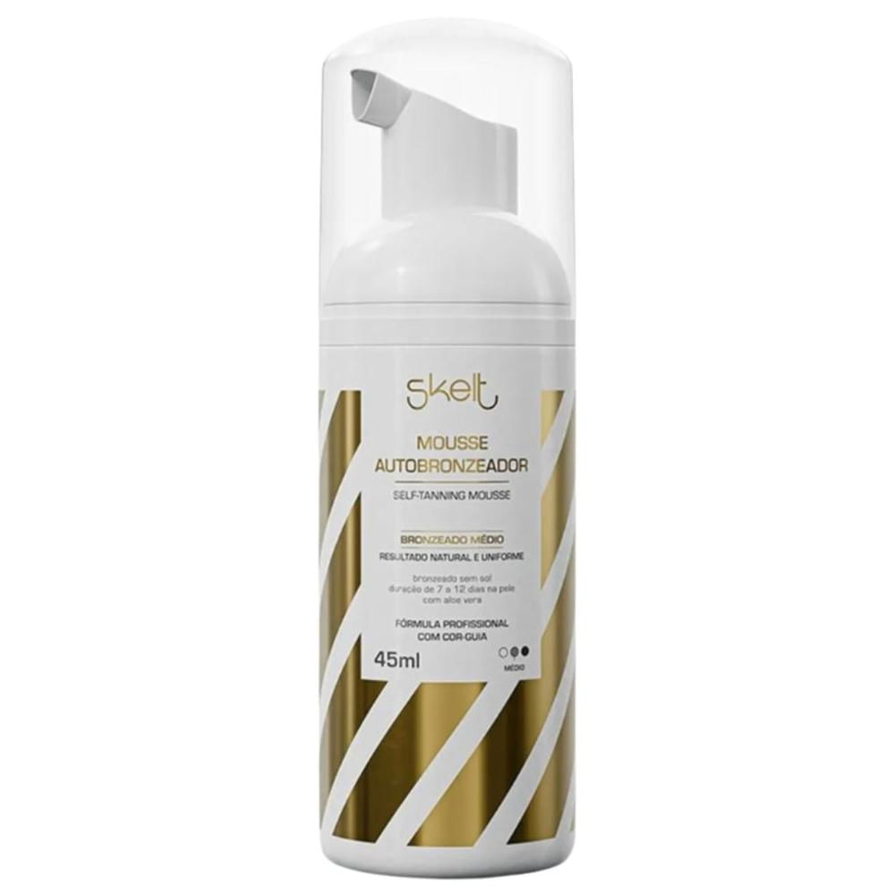 Mini Mousse Autobronzeador Skelt Bronzeado Médio 45ml
