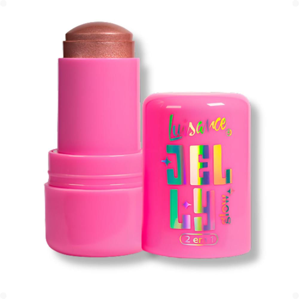 Iluminador Luisance Jelly Glow 2 Em 1 Rose Glitz L3293