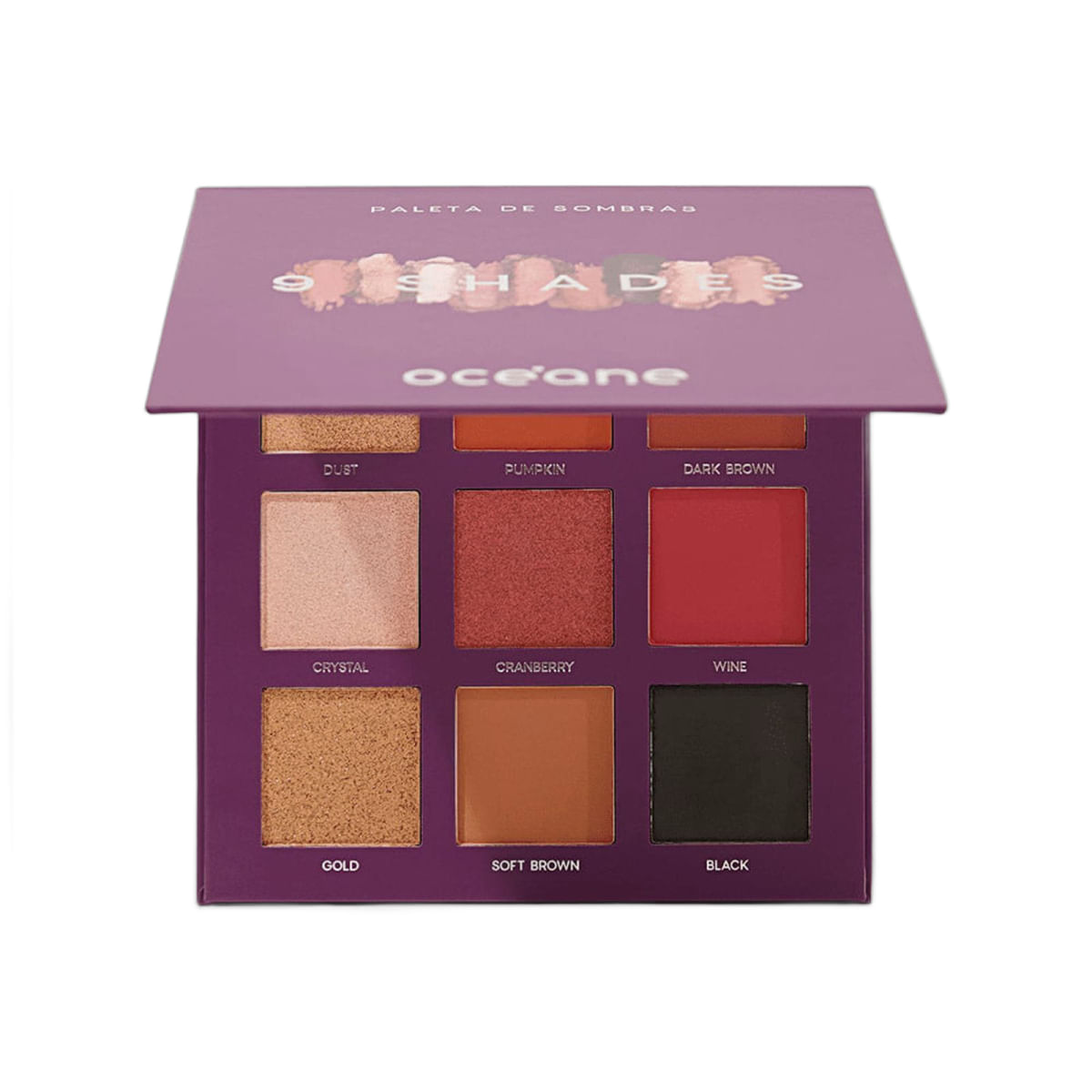 Paleta de Sombras - 9 Shades Océane Purple 25g