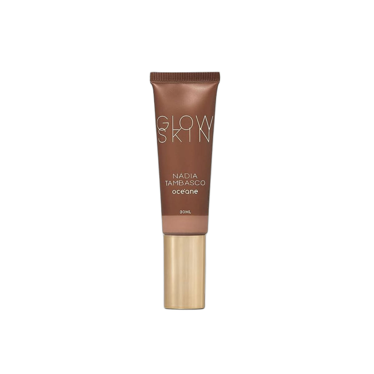 Primer Iluminador Facial Escuro Nádia Tambasco By Océane - Glow Skin Medium Tan 30ml