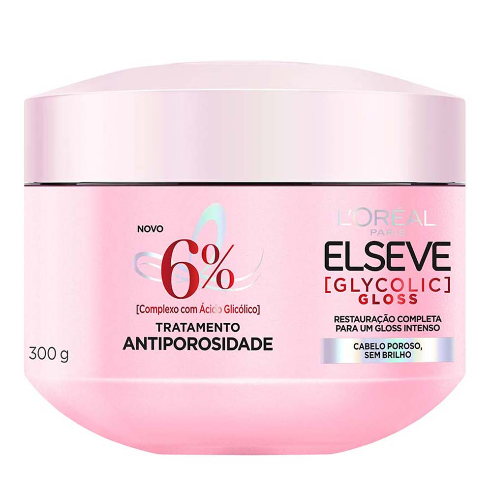 Máscara Capilar Antiporosidade  L'Oréal Paris Elseve Glycolic Gloss