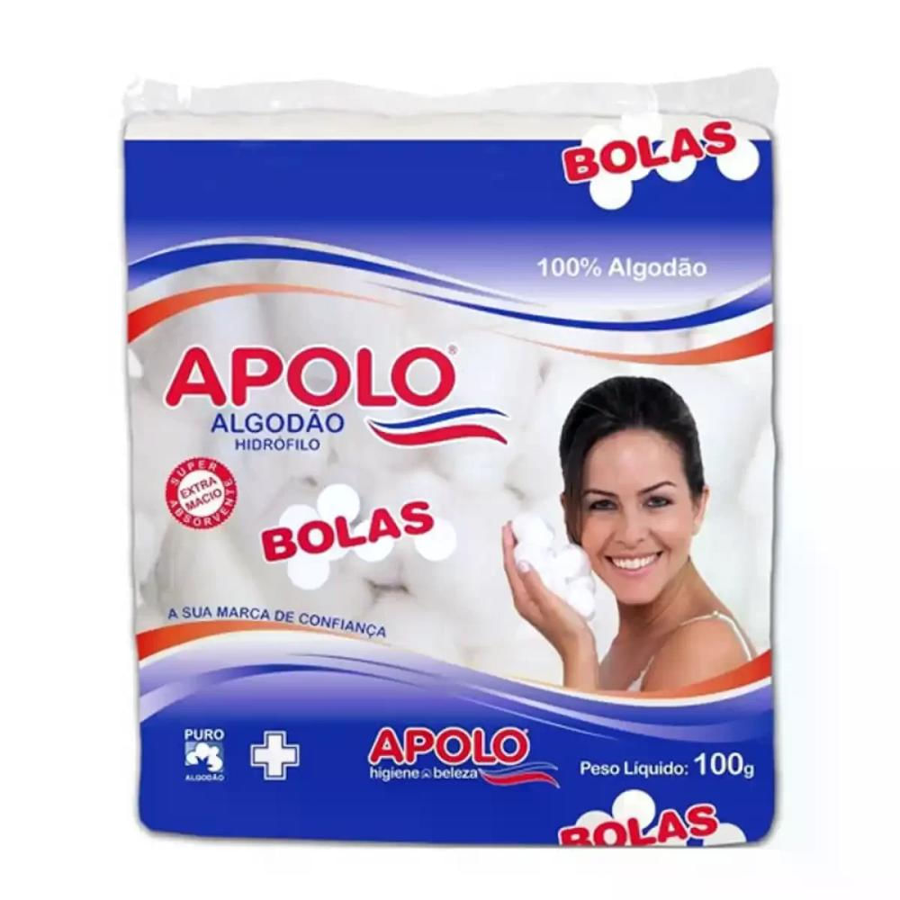 Algodão Bolas Apolo 100G