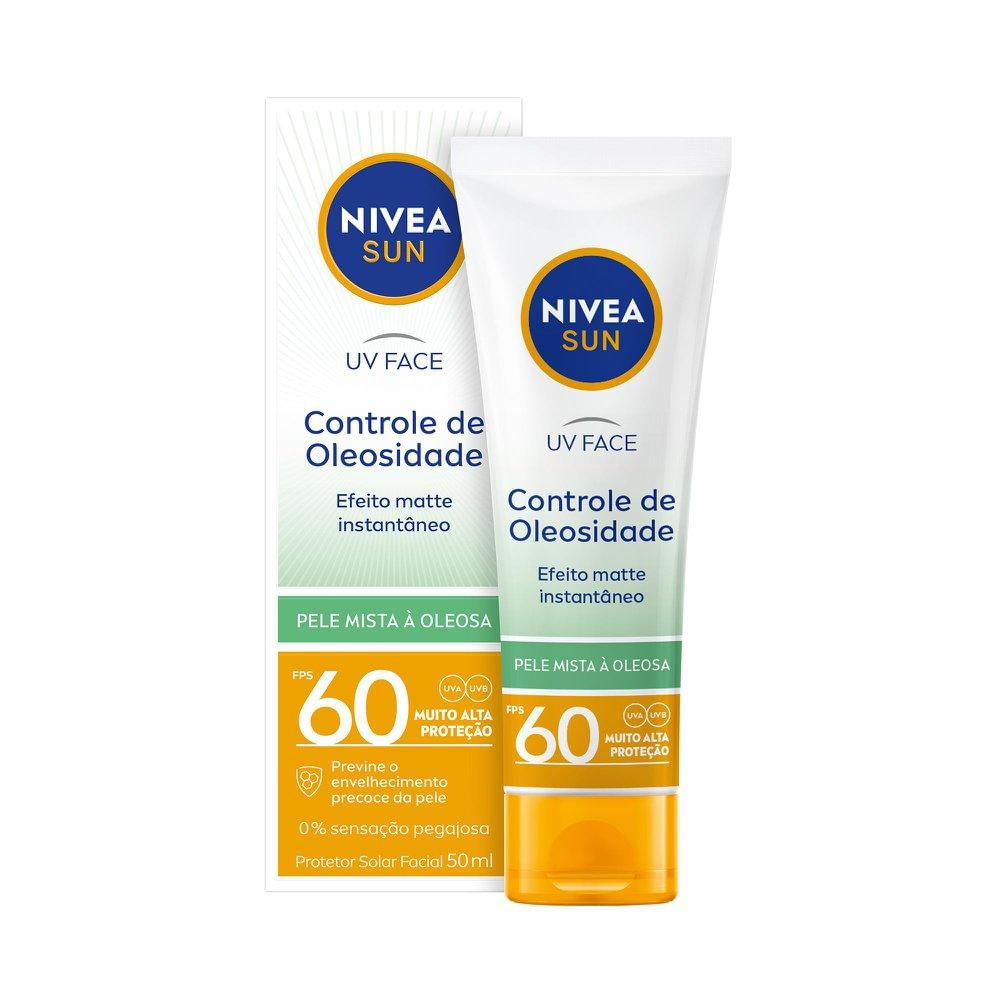 Protetor Solar Facial NIVEA SUN UV Face Controle de Oleosidade FPS 60 50ml